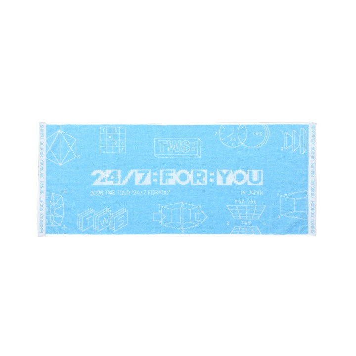 [24/7:FOR:YOU IN JAPAN]JACQUARD FACE TOWEL