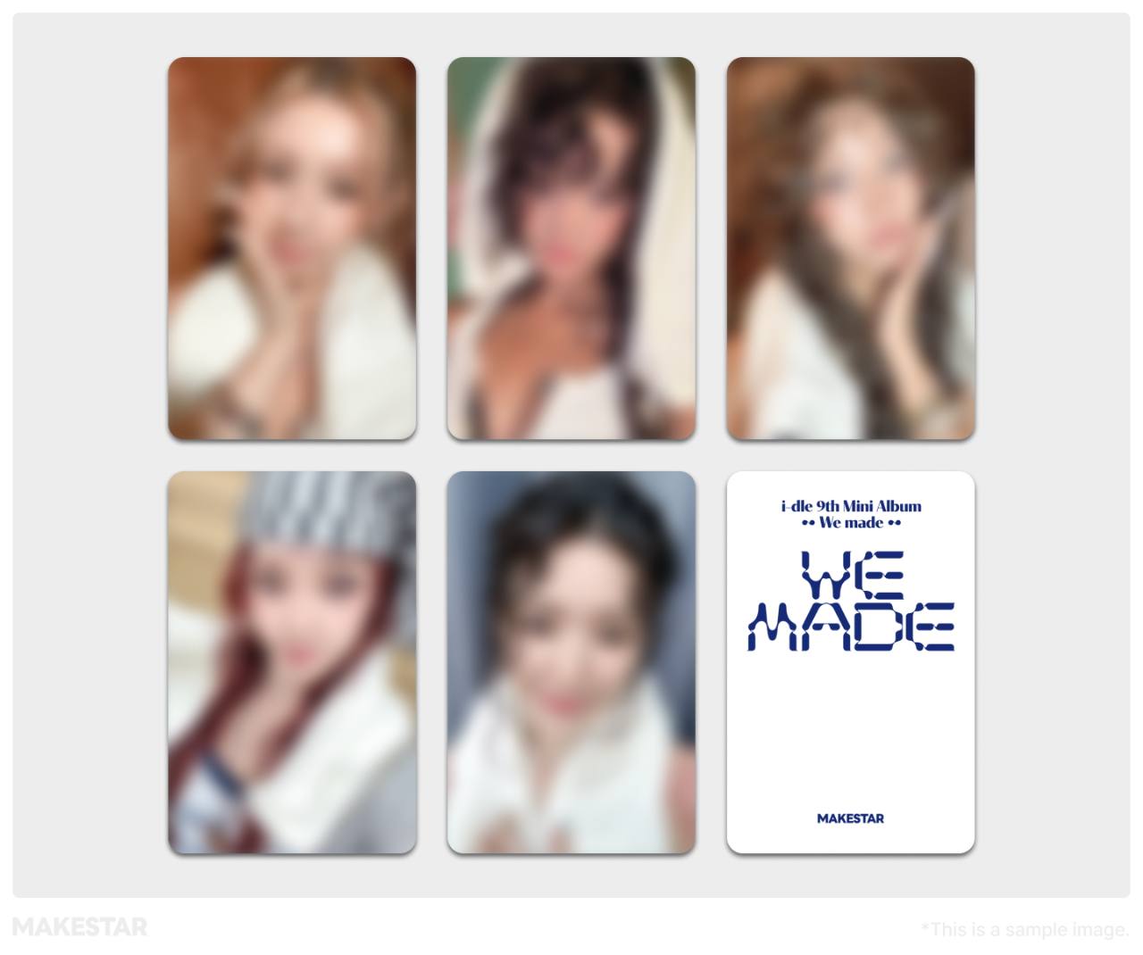 i-dle (아이들) 9th Mini Album [We made] (POCAALBUM) ms 2.0特典