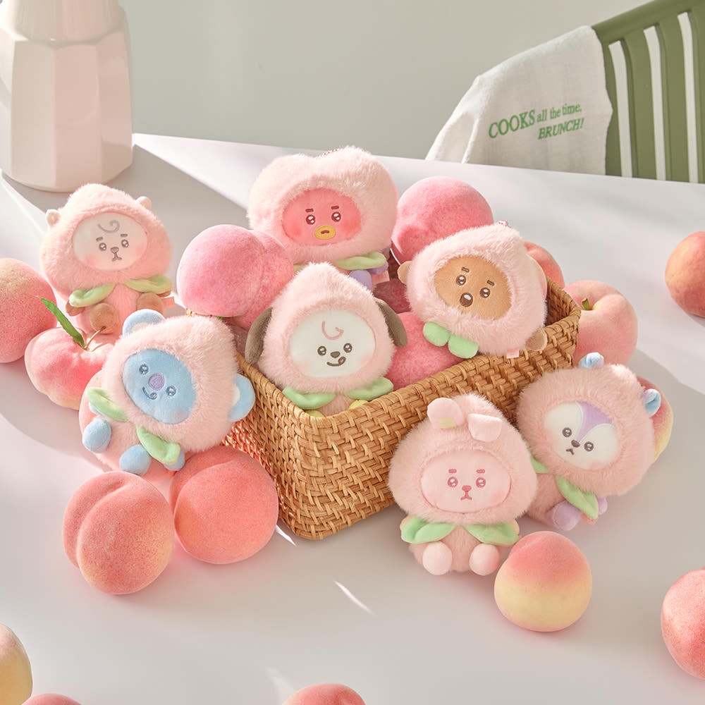 BTS 桃子吊飾
