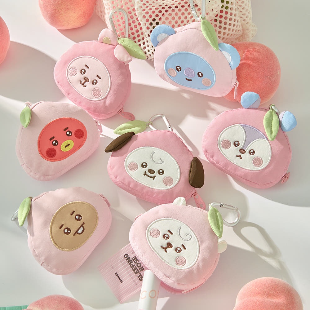 BTS 桃子收納包
