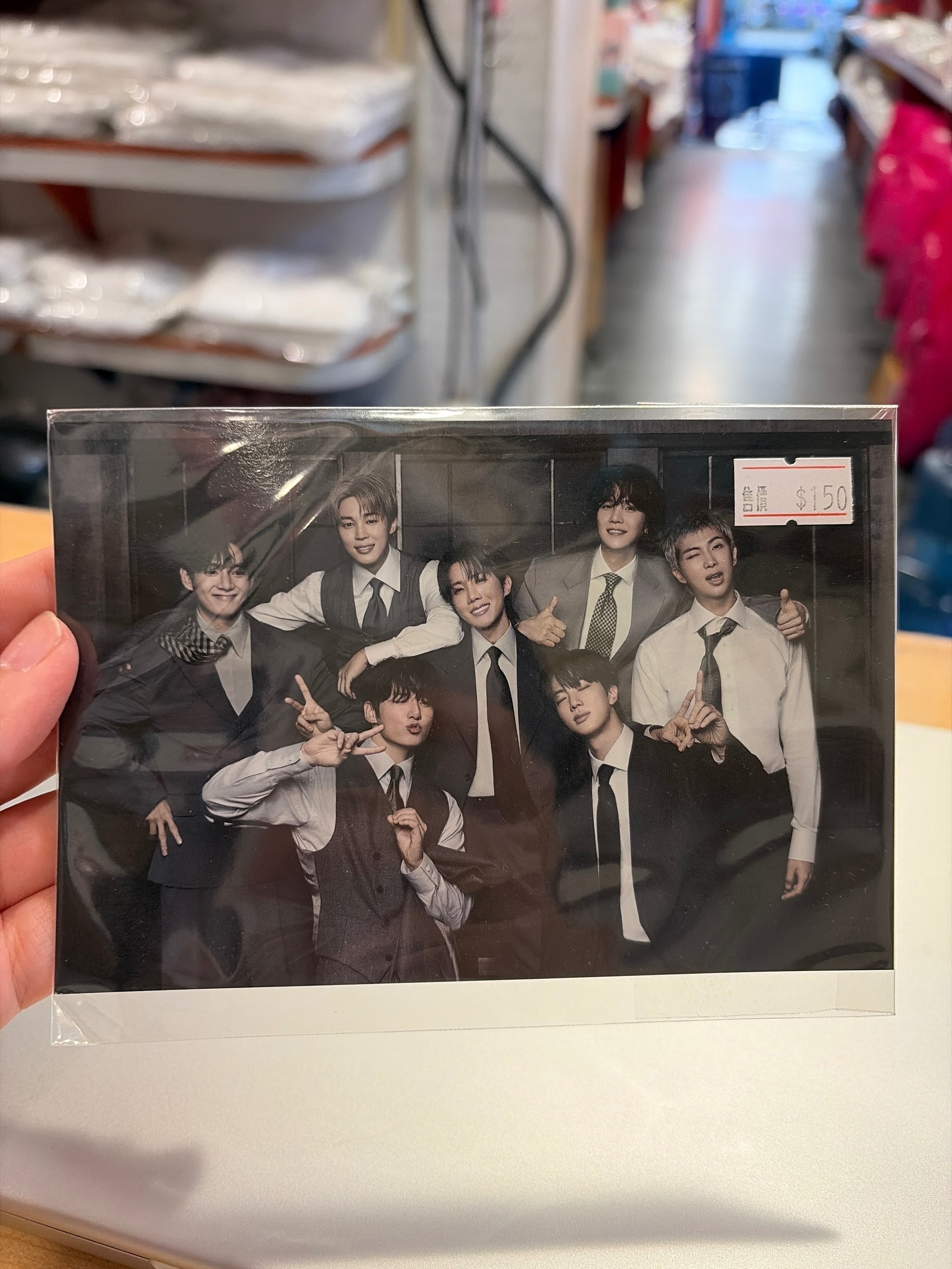 BTS明信片含支架