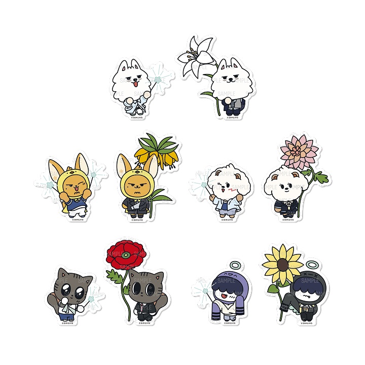 TXT Setsuna Hanabi  PPULBATU 貼紙套裝