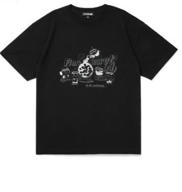 LE SSERAFIM 黑色短袖 T-shirt（會員限定）