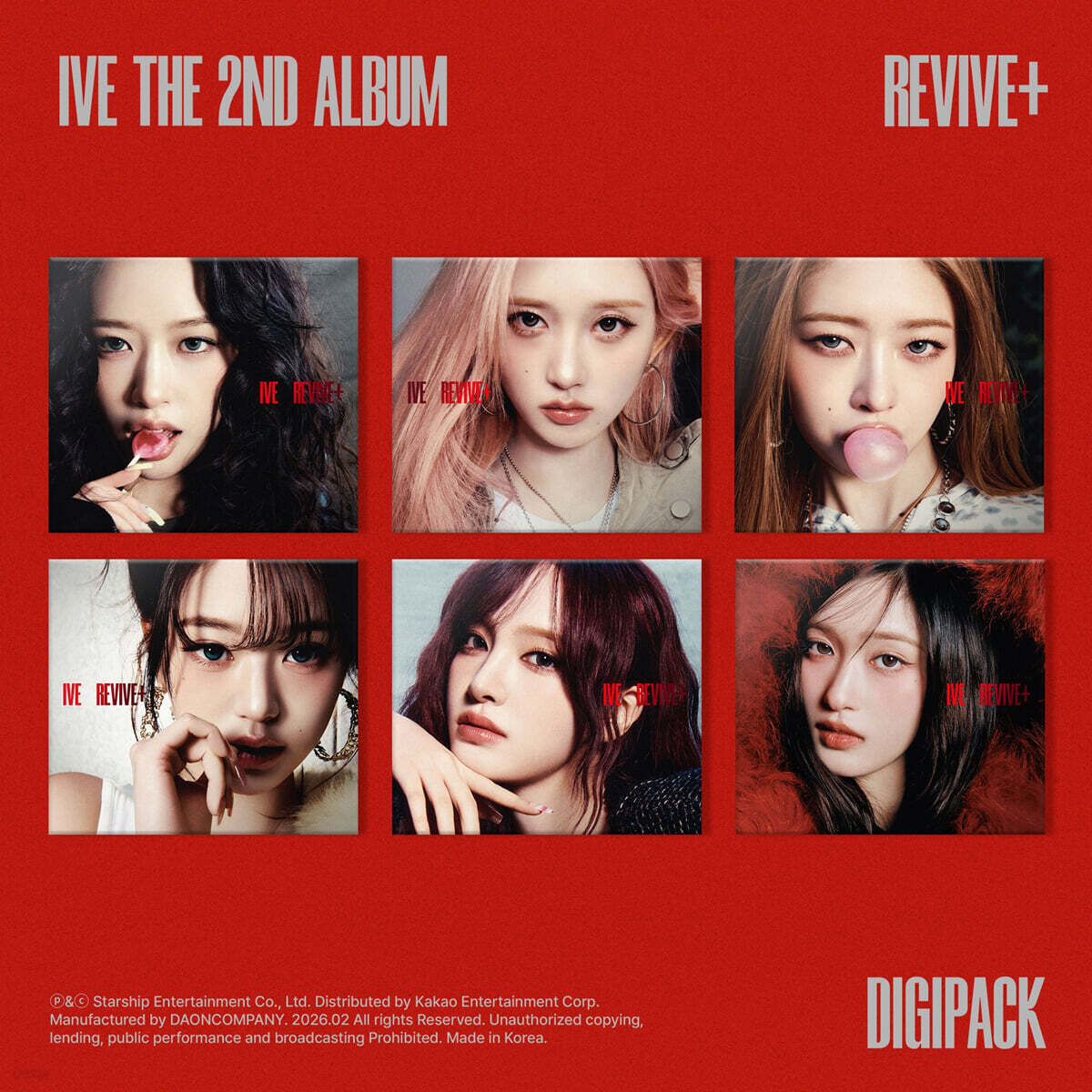 (STARSHIP特典) IVE 「REVIVE+(Digipack Ver.)」