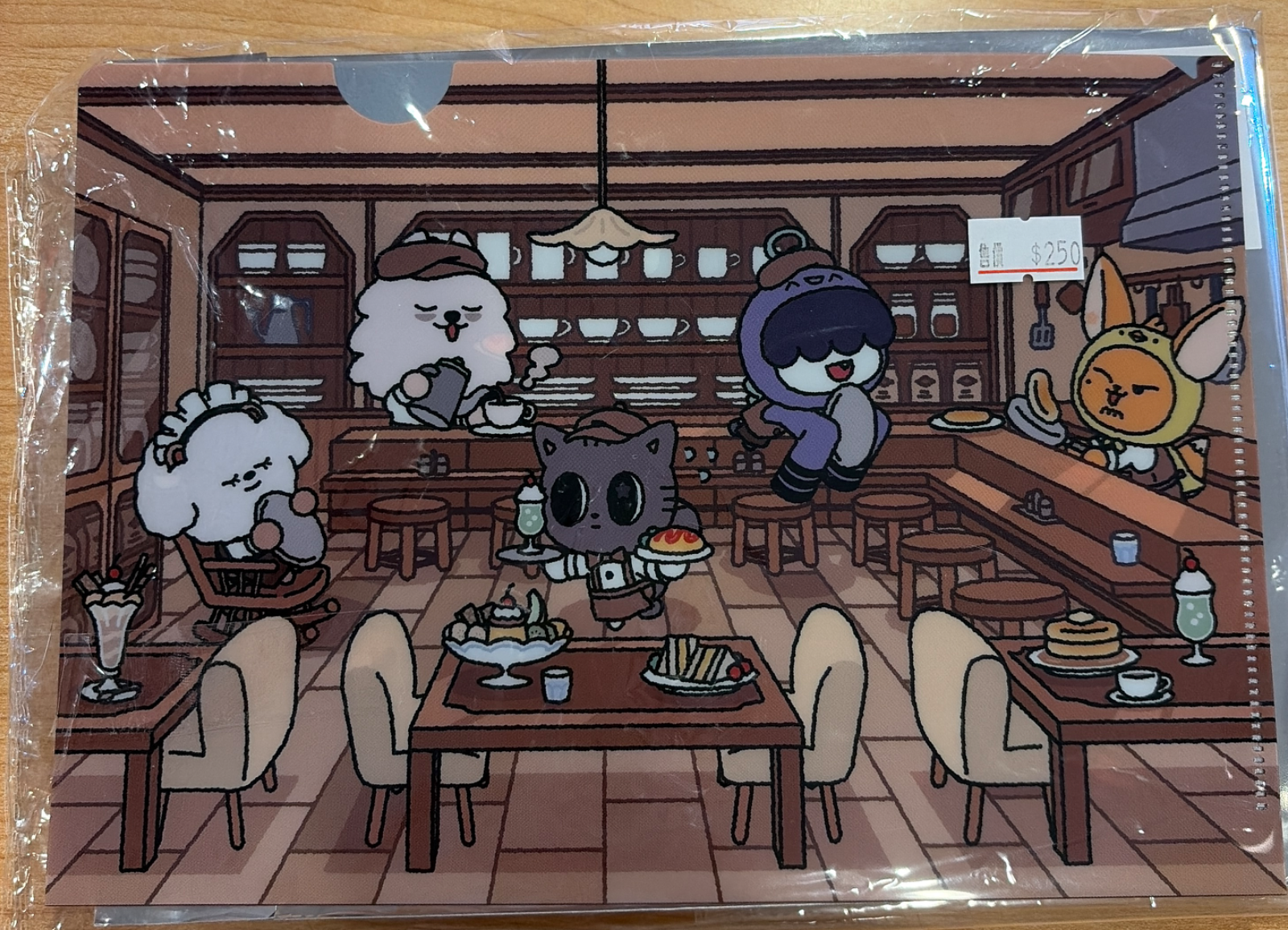 TXT咖啡廳滿額禮資料夾
