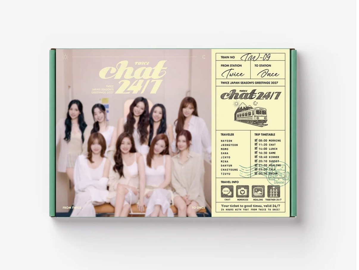 （JYP通常版）TWICE JAPAN SEASON'S GREETINGS 2027 "CHAT 24/7"【通常版】