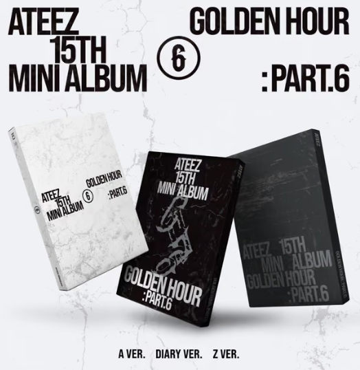 (AM特典)ATEEZ 15TH MINI ALBUM [GOLDEN HOUR : Part.6]