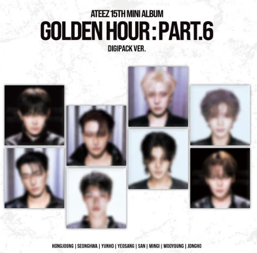 (AM特典)ATEEZ 15TH MINI ALBUM [GOLDEN HOUR : Part.6] (DIGIPACK VER.)
